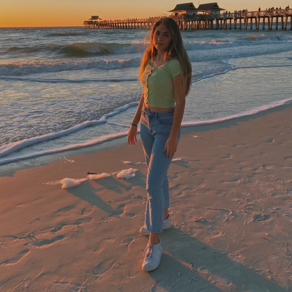 Light blue mom jeans